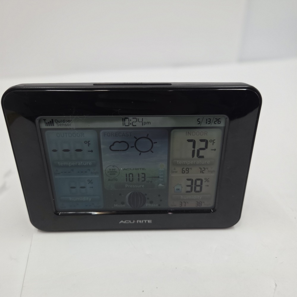 AcuRite 02077M Weather Station Display Only Testedโ Moon Phase Clock